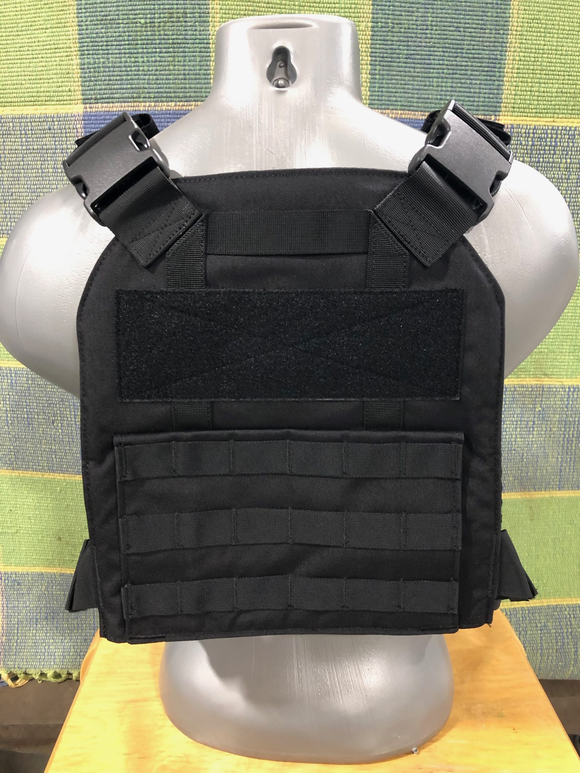 Rebel Plate Carrier Tactical Vest Level IIIA Body Armor Black
